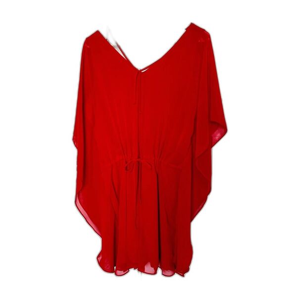 C Brand Tie Waist Flowy Rayon Dressy Romper Women's Size Small - Picture 7 of 8